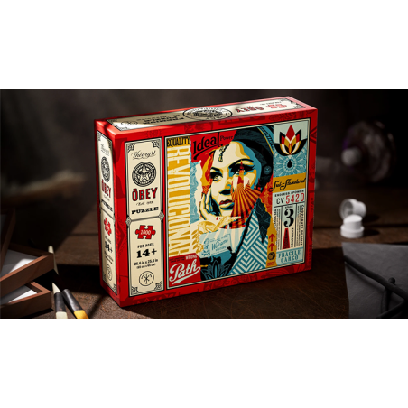 OBEY Jigsaw Puzzle by theory11 wwww.magiedirecte.com