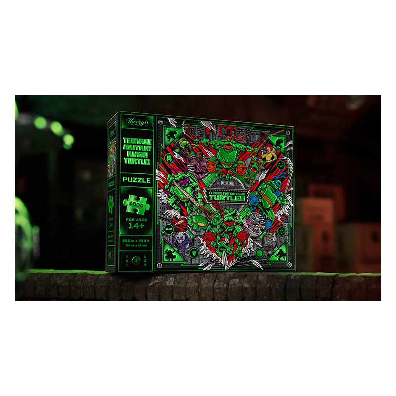 Teenage Mutant Ninja Turtle Jigsaw Puzzle by theory11 wwww.magiedirecte.com