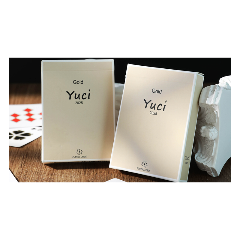 Yuci Gold Playing Cards by TCC wwww.magiedirecte.com