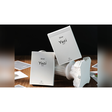 Yuci Silver Playing Cards by TCC wwww.magiedirecte.com