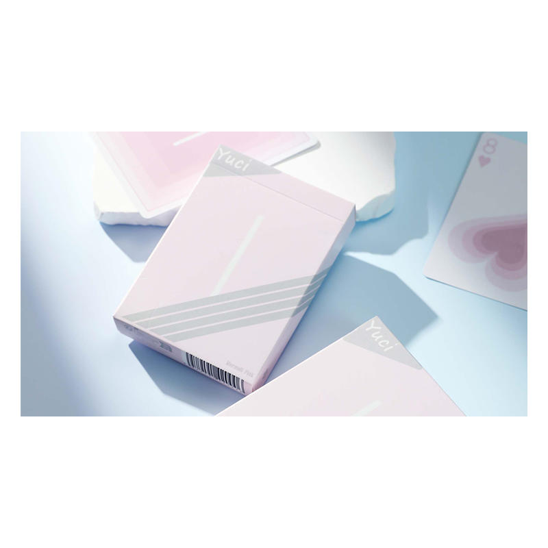 Yuci Morandi Pink 5th Playing Cards by TCC wwww.magiedirecte.com