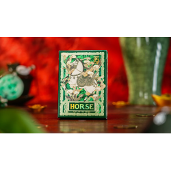 Year of the Horse (Green) Playing Cards by TCC Fashion