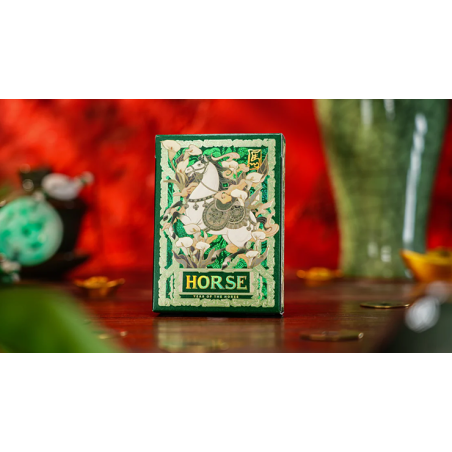 Year of the Horse (Green) Playing Cards by TCC Fashion wwww.magiedirecte.com
