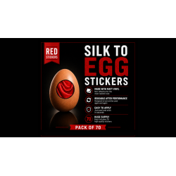 Silk to Egg Stickers (RED) Pack of 70 wwww.magiedirecte.com