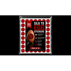 Silk to Egg Stickers (RED) Pack of 70 wwww.magiedirecte.com