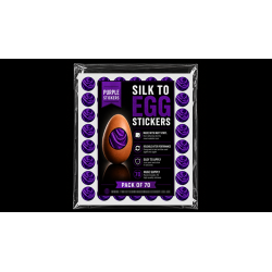 Silk to Egg Stickers (Purple) Pack of 70 wwww.magiedirecte.com