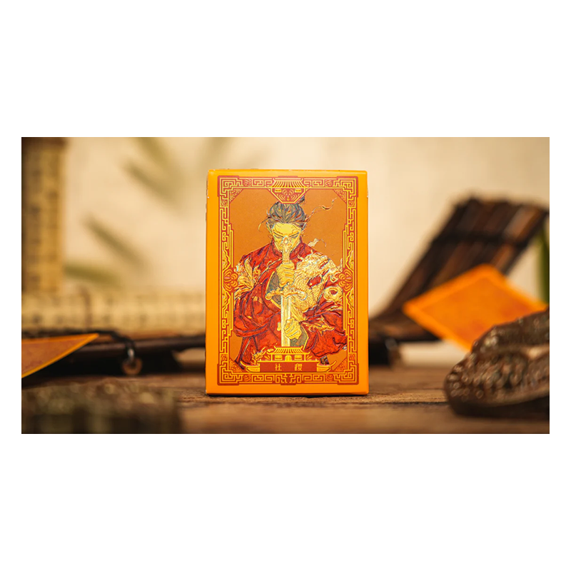 Ancient Relics Seat Playing Card by 52 Muse (Orange) wwww.magiedirecte.com