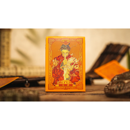 Ancient Relics Seat Playing Card by 52 Muse (Orange) wwww.magiedirecte.com