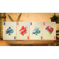 Ancient Relics Seat Playing Card by 52 Muse (Orange) wwww.magiedirecte.com