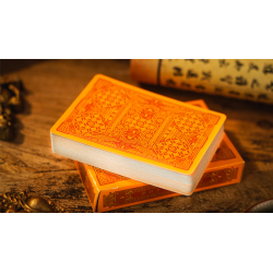 Ancient Relics Seat Playing Card by 52 Muse (Orange) wwww.magiedirecte.com