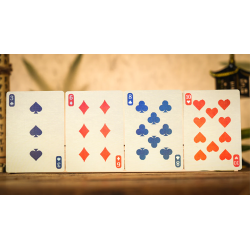 Ancient Relics Seat Playing Card by 52 Muse (Orange) wwww.magiedirecte.com