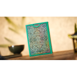 Ancient Relics Culture Playing Card by 52 Muse (Teal) wwww.magiedirecte.com