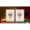 Morpho V2 (Carmine / Red) Playing Cards by TCC Fashion wwww.magiedirecte.com