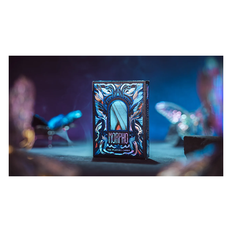 Morpho V2 (Sapphire / Blue) Playing Cards by TCC Fashion wwww.magiedirecte.com