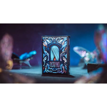 Morpho V2 (Sapphire / Blue) Playing Cards by TCC Fashion wwww.magiedirecte.com