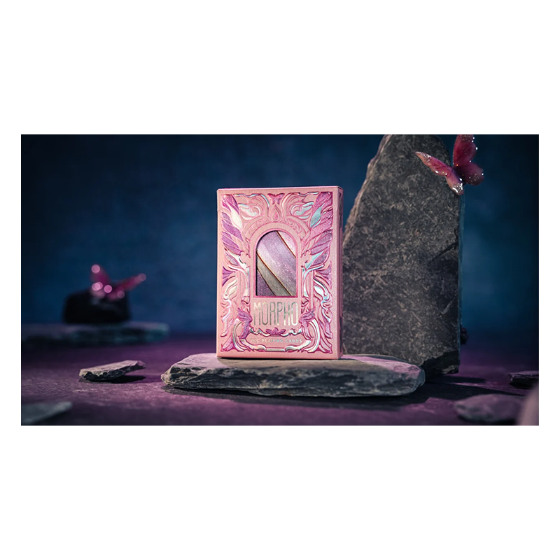 Morpho V2 (Pearl / Pink) Playing Cards by TCC Fashion wwww.magiedirecte.com