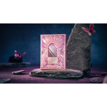 Morpho V2 (Pearl / Pink) Playing Cards by TCC Fashion wwww.magiedirecte.com