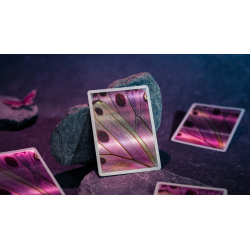 Morpho V2 (Pearl / Pink) Playing Cards by TCC Fashion wwww.magiedirecte.com