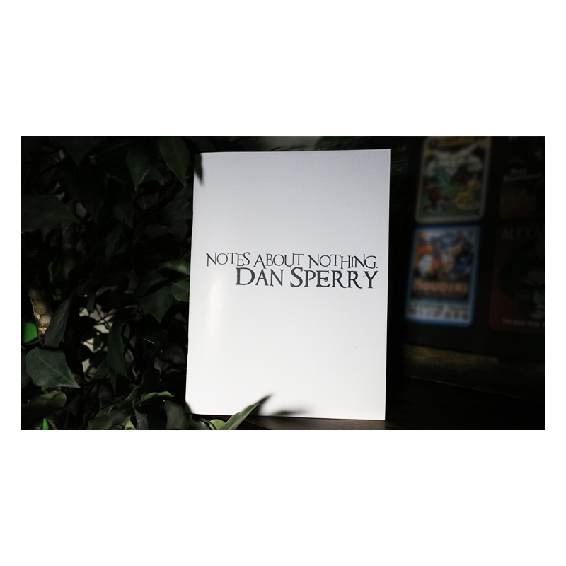 NOTES ABOUT NOTHING by Dan Sperry - Book wwww.magiedirecte.com