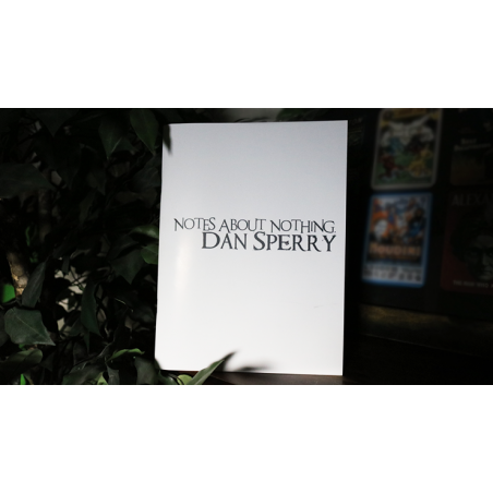 NOTES ABOUT NOTHING by Dan Sperry - Book wwww.magiedirecte.com
