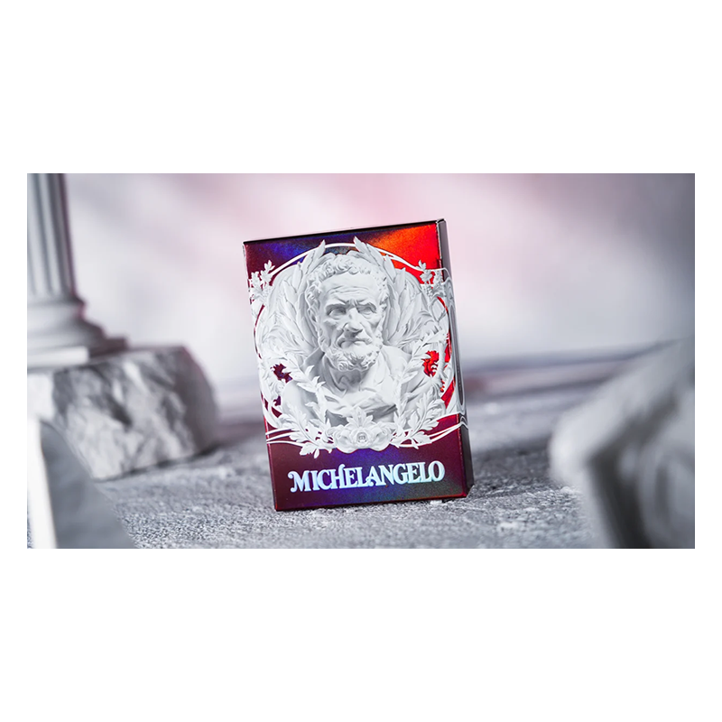 Alabaster Michelangelo HOLO Playing Cards by TCC Fashion wwww.magiedirecte.com