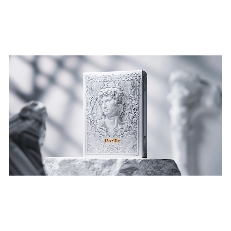 Alabaster David Luxury Playing Cards by TCC Fashion wwww.magiedirecte.com