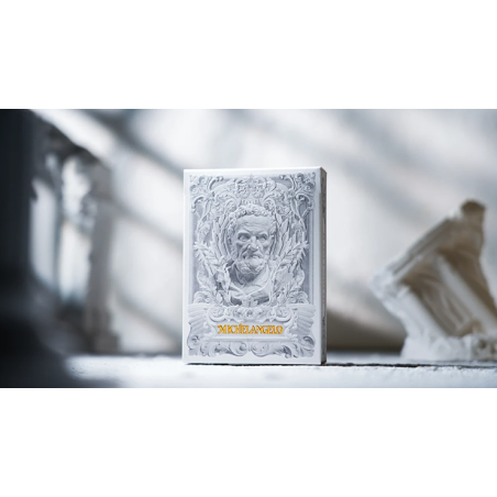 Alabaster Michelangelo Luxury Playing Cards by TCC Fashion wwww.magiedirecte.com