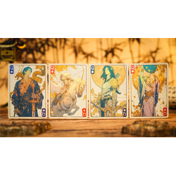 Ancient Relics Gem Playing Card by 52 Muse (Pink) wwww.magiedirecte.com