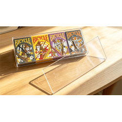 Plexiglass Card Case (4 Deck Case) by MS Magic wwww.magiedirecte.com