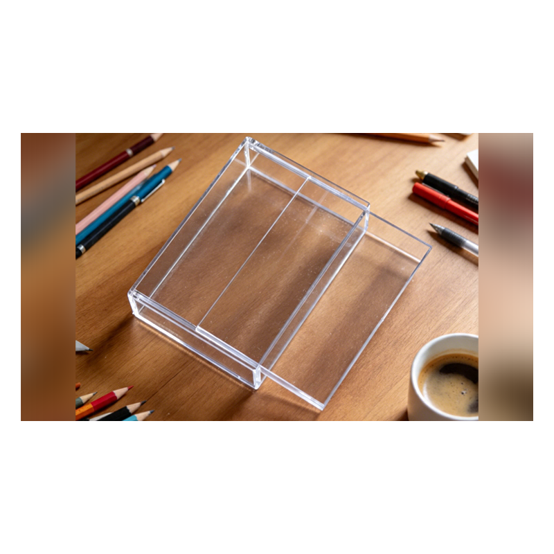 Plexiglass Card Case (1 Deck Case) by MS Magic wwww.magiedirecte.com