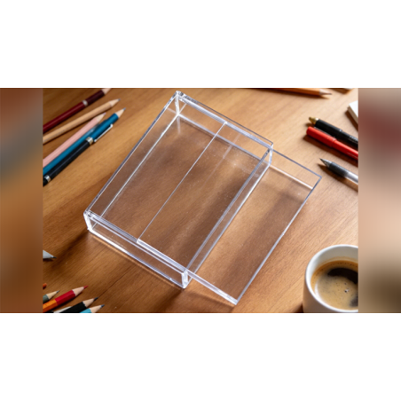 Plexiglass Card Case (1 Deck Case) by MS Magic wwww.magiedirecte.com