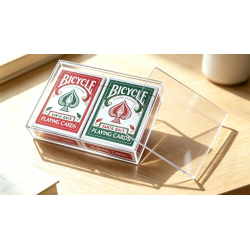 Plexiglass Card Case (2 Deck Case) by MS Magic