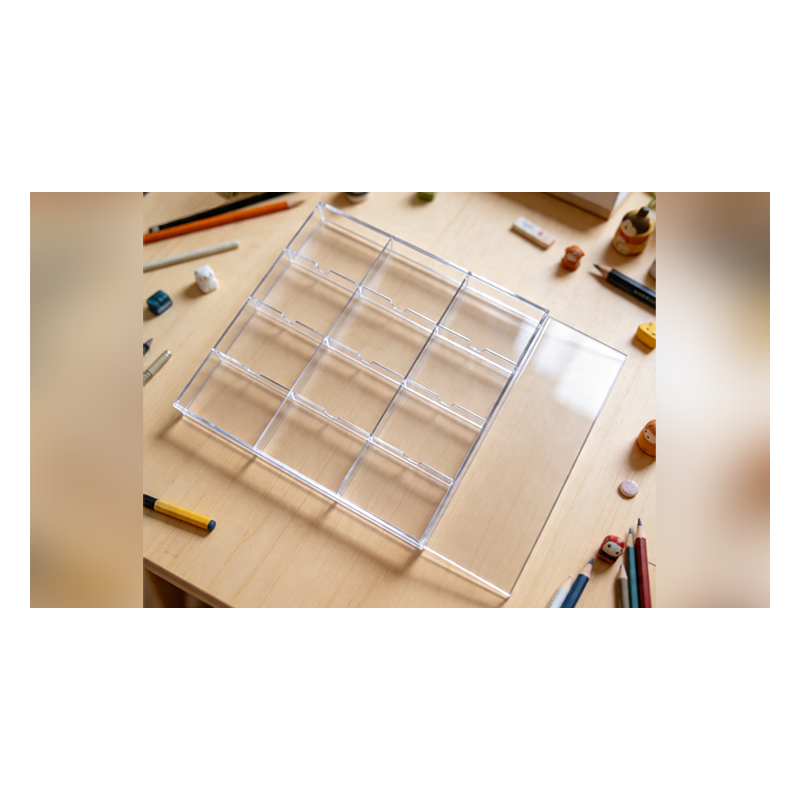 Plexiglass Card Case (12 Deck Case) by MS Magic wwww.magiedirecte.com