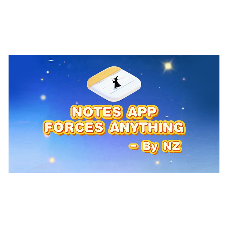 Notes App Forces Anything by Richard Zeng & Bacon Magic