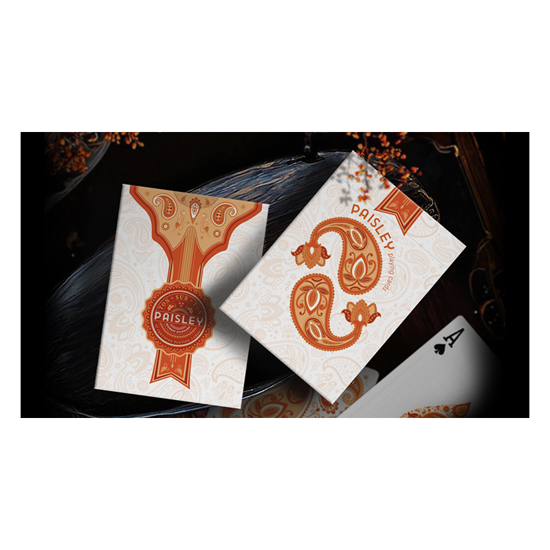 Paisley Ton sur Ton Poudre Orange workers Deck wwww.magiedirecte.com