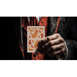 Paisley Ton sur Ton Poudre Orange workers Deck wwww.magiedirecte.com