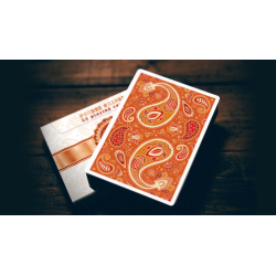 Paisley Ton sur Ton Poudre Orange Foil Designer's Choice wwww.magiedirecte.com
