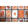 Paisley Ton sur Ton Poudre Orange Foil Designer's Choice wwww.magiedirecte.com