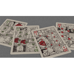 Frankenstein Series Comic Edition (Gilded) Playing Cards wwww.magiedirecte.com