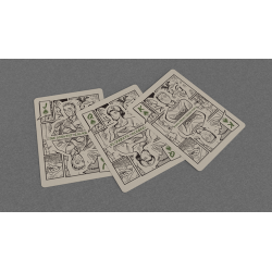 Frankenstein Series Comic Edition (Gilded) Playing Cards wwww.magiedirecte.com