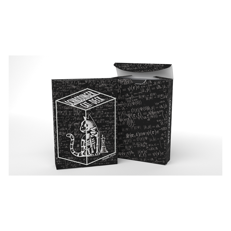 Schrodinger's Cat: Quantum Gilded Dead Black Playing Cards wwww.magiedirecte.com