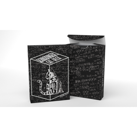 Schrodinger's Cat: Quantum Gilded Dead Black Playing Cards wwww.magiedirecte.com