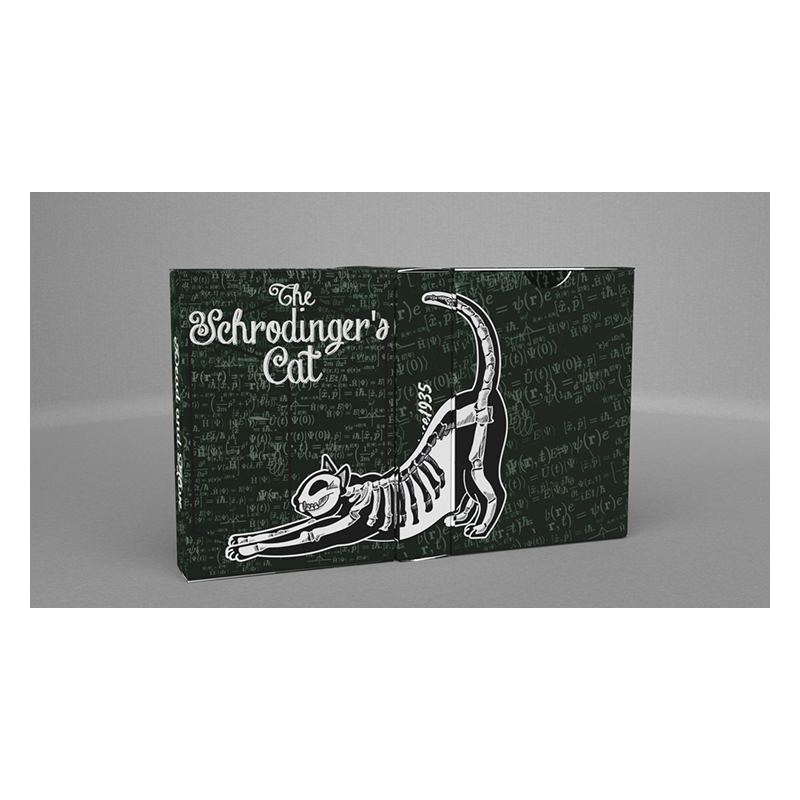 Schrodinger's Cat: Alive Green Edition Playing Cards wwww.magiedirecte.com