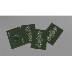 Schrodinger's Cat: Alive Green Edition Playing Cards wwww.magiedirecte.com