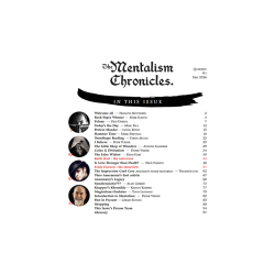 The Mentalism Chronicles Vol. 1 wwww.magiedirecte.com