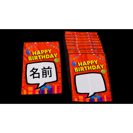 Birthday Silk Surprise by PlayTime Magic DEFMA (Orange) wwww.magiedirecte.com