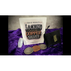 David Regal's Locking DOLLAR-SIZED Copper Silver wwww.magiedirecte.com