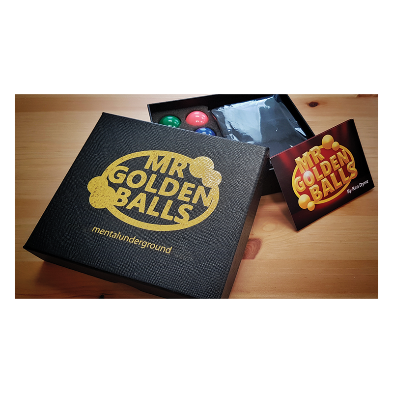 Mr Golden Balls 2.0 (Gimmicks and Online Instructions) by Ken Dyne - Trick wwww.magiedirecte.com