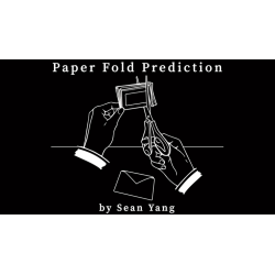 Paper Fold Prediction by Sean Yang - Tour de magie wwww.magiedirecte.com