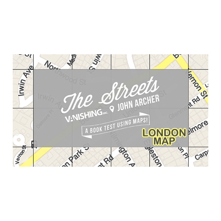 The Streets (London Map) by John Archer and Vanishing Inc. - Trick wwww.magiedirecte.com